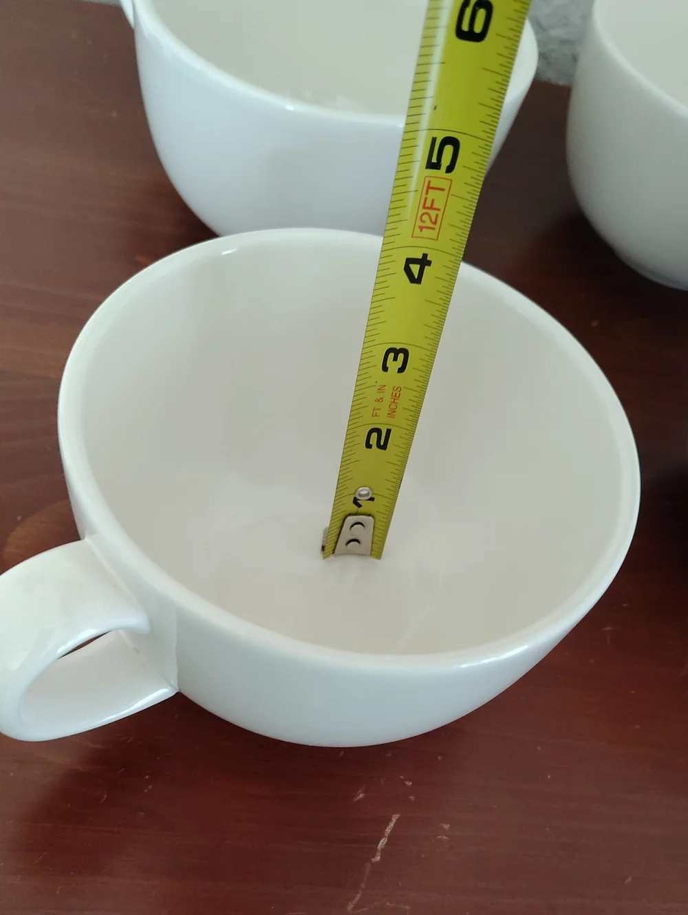 Pottery Barn Sauselito Mugs Set Of 4 Cream Color